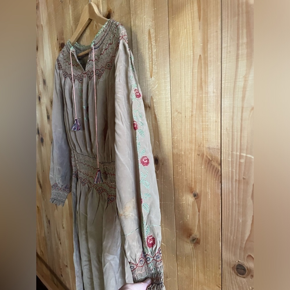 Vintage Handmade Silk Embroidered Hungarian Peasa… - image 3